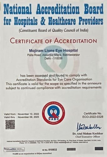 NABH  Accreditation Certificate 